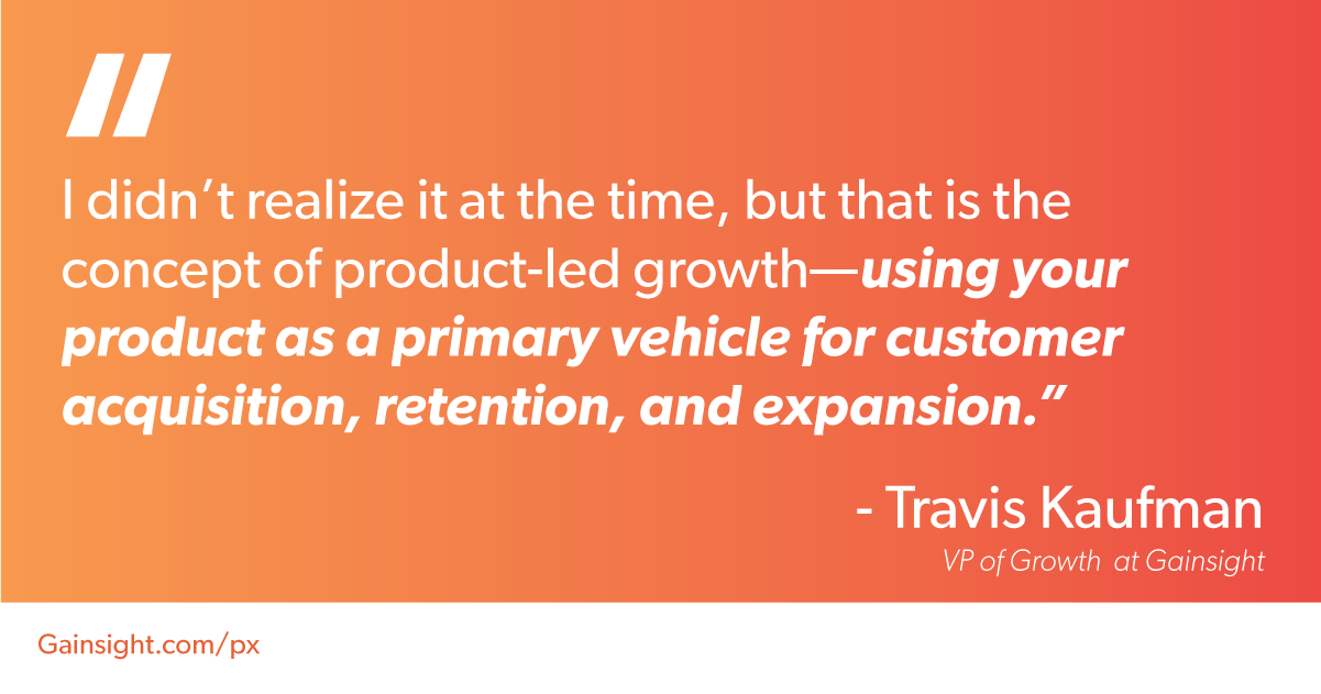 TRAVIS product led growth 8